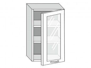 19.50.3 Шкаф настенный (h=913) на 500мм с 1-ой стекл. дверцей в Сургуте - surgut.magazinmebel.ru | фото