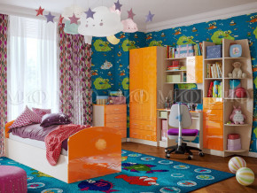 Детская комната Юниор-2 Оранжевый металлик в Сургуте - surgut.magazinmebel.ru | фото