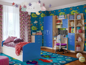 Детская комната Юниор-2 Синий в Сургуте - surgut.magazinmebel.ru | фото