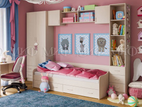 Детская комната Вега 1 Дуб беленый в Сургуте - surgut.magazinmebel.ru | фото
