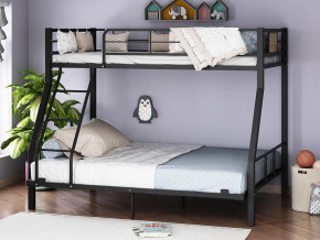 Двухъярусная кровать Гранада-1 140 черный в Сургуте - surgut.magazinmebel.ru | фото