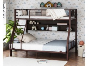 Двухъярусная кровать Гранада-1П 140 коричневый в Сургуте - surgut.magazinmebel.ru | фото