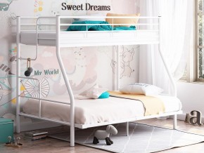 Двухъярусная кровать Гранада-3 140 белый в Сургуте - surgut.magazinmebel.ru | фото - изображение 1