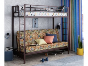 Двухъярусная кровать с диваном Мадлен Коричневая-марки в Сургуте - surgut.magazinmebel.ru | фото