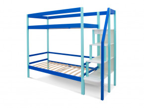 Двухъярусная кровать Svogen мятно-синий в Сургуте - surgut.magazinmebel.ru | фото - изображение 2