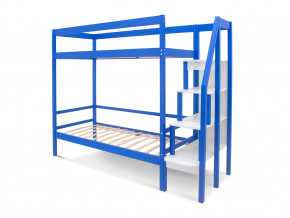 Двухъярусная кровать Svogen с бортиком синий в Сургуте - surgut.magazinmebel.ru | фото - изображение 2