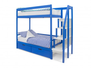 Двухъярусная кровать Svogen с ящиками синий в Сургуте - surgut.magazinmebel.ru | фото - изображение 1