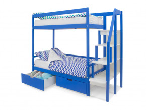 Двухъярусная кровать Svogen с ящиками синий в Сургуте - surgut.magazinmebel.ru | фото - изображение 2