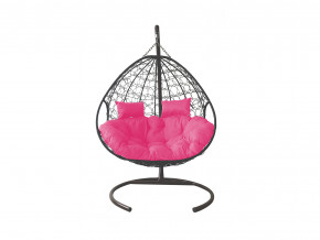 Кокон Для двоих с ротангом розовая подушка в Сургуте - surgut.magazinmebel.ru | фото - изображение 1