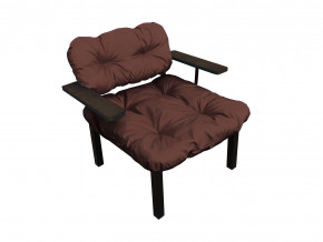 Кресло Дачное коричневая подушка в Сургуте - surgut.magazinmebel.ru | фото