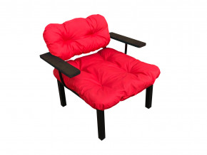 Кресло Дачное красная подушка в Сургуте - surgut.magazinmebel.ru | фото - изображение 1