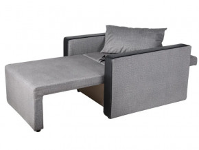 Кресло-кровать Милена с подлокотниками велюр серый в Сургуте - surgut.magazinmebel.ru | фото - изображение 2