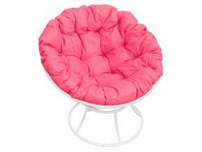 Кресло Папасан без ротанга розовая подушка в Сургуте - surgut.magazinmebel.ru | фото
