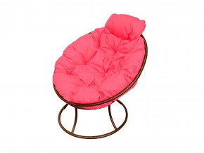 Кресло Папасан мини без ротанга розовая подушка в Сургуте - surgut.magazinmebel.ru | фото - изображение 1