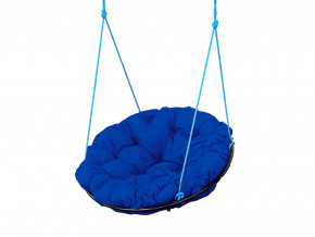 Кресло Папасан подвесное синяя подушка в Сургуте - surgut.magazinmebel.ru | фото