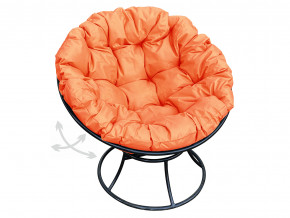 Кресло Папасан пружинка без ротанга оранжевая подушка в Сургуте - surgut.magazinmebel.ru | фото