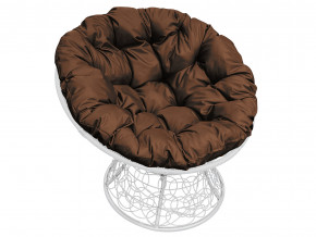 Кресло Папасан с ротангом коричневая подушка в Сургуте - surgut.magazinmebel.ru | фото - изображение 1