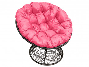 Кресло Папасан с ротангом розовая подушка в Сургуте - surgut.magazinmebel.ru | фото