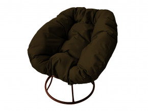 Кресло Пончик без ротанга коричневая подушка в Сургуте - surgut.magazinmebel.ru | фото - изображение 1