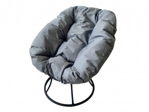 Кресло Пончик без ротанга серая подушка в Сургуте - surgut.magazinmebel.ru | фото - изображение 1