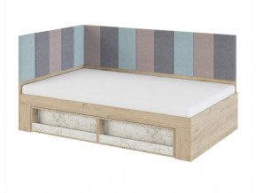 Кровать 1,2 с мягкими элементами 1,2 и 2,0 Алиса мод.2.3 в Сургуте - surgut.magazinmebel.ru | фото