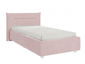 Кровать Альба 900 велюр нежно-розовый в Сургуте - surgut.magazinmebel.ru | фото