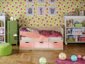 Кровать Бабочки 1600 Розовый металлик в Сургуте - surgut.magazinmebel.ru | фото