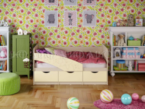 Кровать Бабочки 1600 Ваниль в Сургуте - surgut.magazinmebel.ru | фото