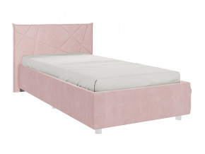 Кровать Бест 900 велюр нежно-розовый в Сургуте - surgut.magazinmebel.ru | фото