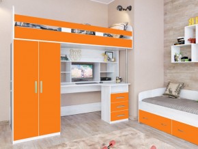 Кровать чердак Аракс винтерберг-оранжевый в Сургуте - surgut.magazinmebel.ru | фото - изображение 1