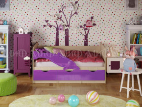 Кровать Дельфин-1 1800 Фиолетовый металлик в Сургуте - surgut.magazinmebel.ru | фото