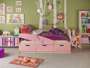 Кровать Дельфин 1600 Розовый металлик в Сургуте - surgut.magazinmebel.ru | фото