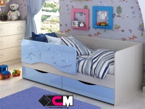 Кровать детская Алиса КР 812 голубая 1600 в Сургуте - surgut.magazinmebel.ru | фото