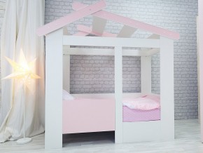 Кровать детская Теремок без ящика розовая в Сургуте - surgut.magazinmebel.ru | фото - изображение 1