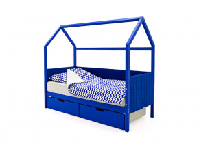 Кровать-домик мягкий Svogen с ящиками синий в Сургуте - surgut.magazinmebel.ru | фото