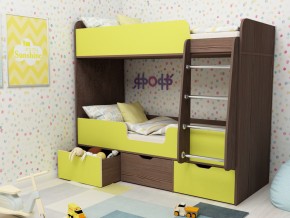 Кровать двухъярусная Малыш двойняшка бодега-лайм в Сургуте - surgut.magazinmebel.ru | фото