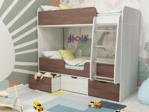 Кровать двухъярусная Малыш двойняшка винтерберг-бодега в Сургуте - surgut.magazinmebel.ru | фото