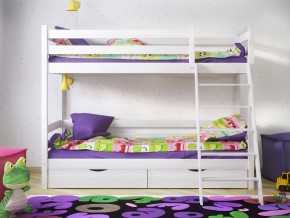 Кровать двухъярусная Сонечка с ящиками и лестницей в Сургуте - surgut.magazinmebel.ru | фото - изображение 2