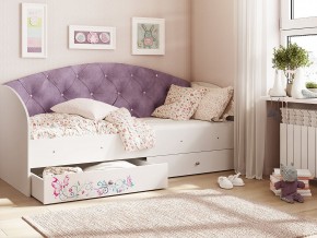 Кровать Эльза Белый-фиолетовый в Сургуте - surgut.magazinmebel.ru | фото - изображение 1