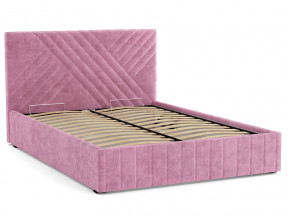 Кровать Гамма 1600 с основанием велюр тенерифе розовый в Сургуте - surgut.magazinmebel.ru | фото - изображение 2
