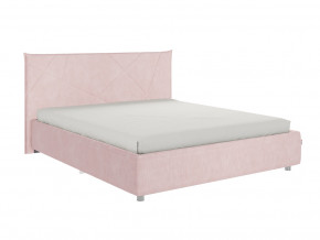 Кровать Квест 1600 велюр нежно-розовый в Сургуте - surgut.magazinmebel.ru | фото