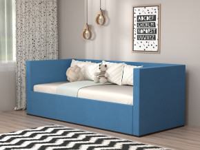 Кровать мягкая с подъёмным механизмом арт. 030 синий в Сургуте - surgut.magazinmebel.ru | фото