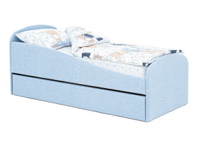 Кровать с ящиком Letmo небесный (рогожка) в Сургуте - surgut.magazinmebel.ru | фото - изображение 11