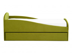 Кровать с ящиком Letmo оливковый (велюр) в Сургуте - surgut.magazinmebel.ru | фото - изображение 6