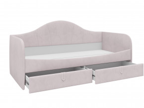 Кровать с мягкой обивкой Алиса ПМ-332.18 велюр розовый в Сургуте - surgut.magazinmebel.ru | фото - изображение 2