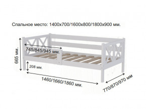 Кровать софа Аист-3 Классика белый 1800х900 мм в Сургуте - surgut.magazinmebel.ru | фото - изображение 2