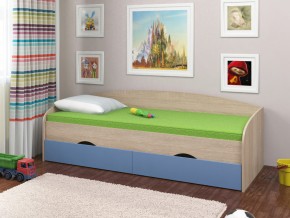 Кровать Соня 2 сонома-голубой в Сургуте - surgut.magazinmebel.ru | фото