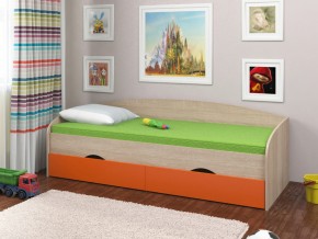 Кровать Соня 2 сонома-оранжевый в Сургуте - surgut.magazinmebel.ru | фото - изображение 1