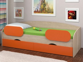 Кровать Соня 2 сонома-оранжевый в Сургуте - surgut.magazinmebel.ru | фото - изображение 2