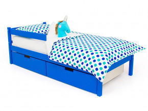 Кровать Svogen classic с ящиками и бортиком синий в Сургуте - surgut.magazinmebel.ru | фото - изображение 1